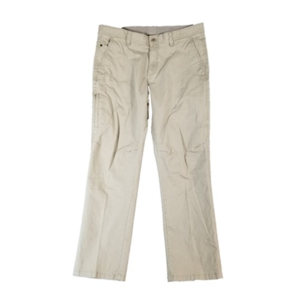Weatherproof Pants Mens 36x32 Beige Chino Outdoor Flex Stretch Straight Pleated